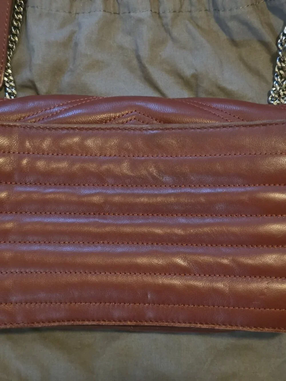 Allsaints Justine Small Crossbody Bag (Brick Red)